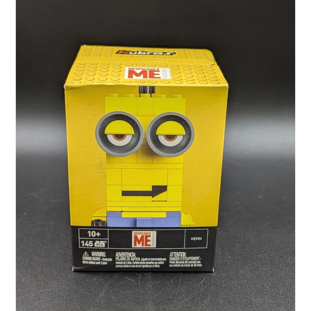 Kubros Mega Bloks Figure #11 Despicable Me Minion Kevin New Sealed